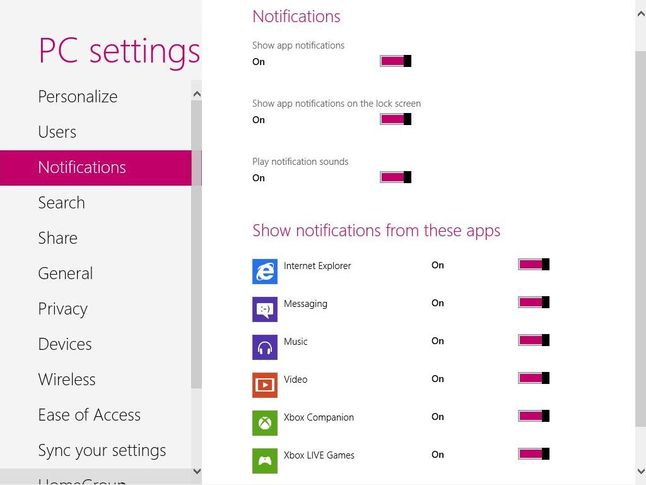 Windows 8 Consumer Preview - PC Settings (2)