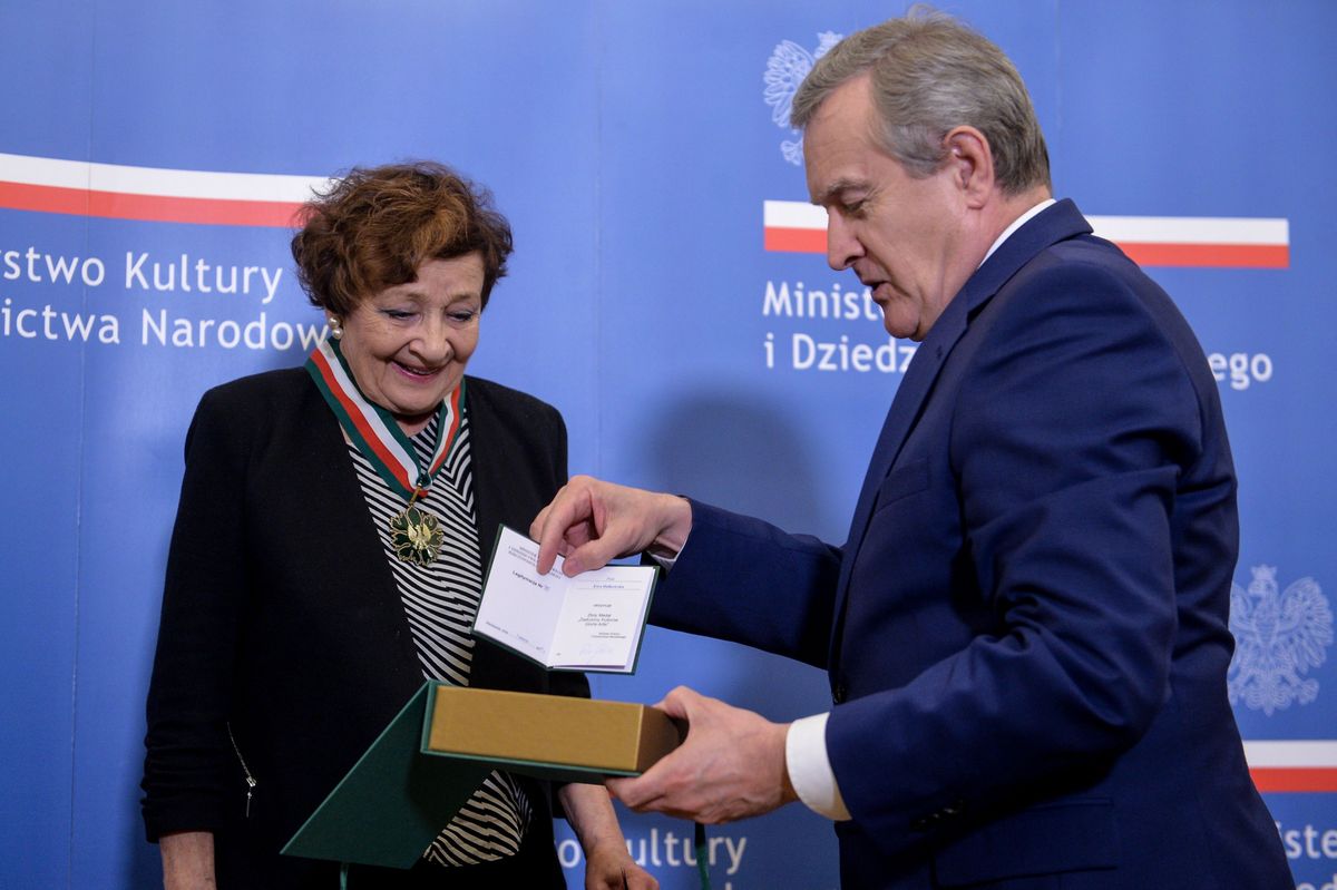 Ewa Dałkowska odebrała Złoty Medal Zasłużony Kulturze Gloria Artis