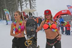 Słowacja - zjazdy na nartach w... bikini