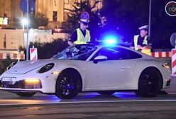 Warszawa. Jechał porsche, choć miał zabrane prawo jazdy. Kierowca z prokuratorskim zarzutem