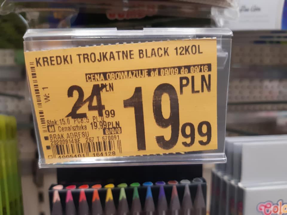 Zdjęcie ze sklepu Auchan w Jankach przesłane przez panią Kasię. Zakupy robiła 19 września, a promocja obowiązywała do 16 września.