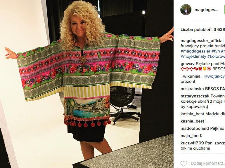 Magda Gessler została projektantką