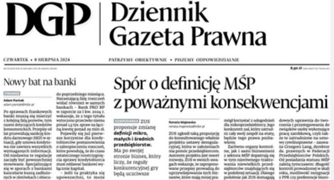 Organizator z fałszywym patronatem od „Dziennika Gazety Prawnej”. Stanowcza reakcja
