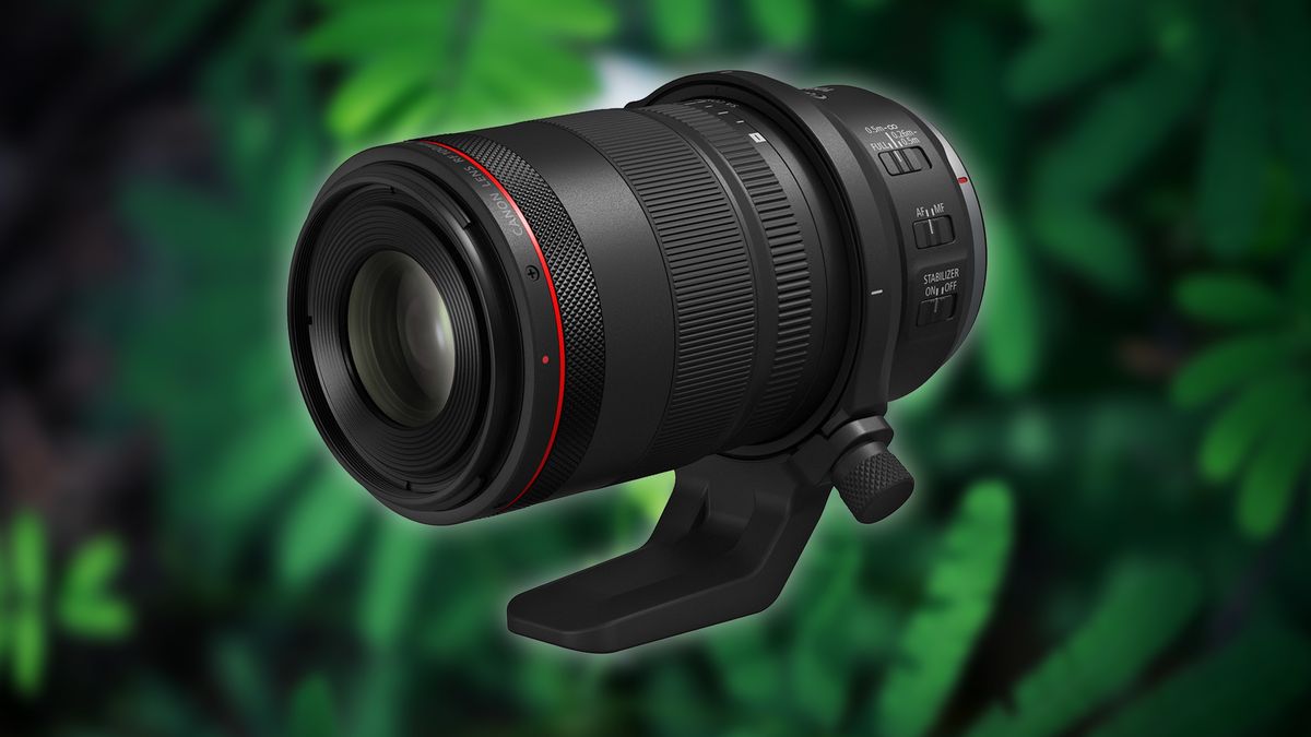 Canon RF 100 mm f/2.8L Macro IS USM ma pierścień do kontroli głębi ostrości 1