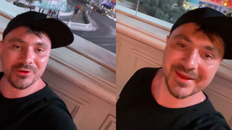 Niewyraźny Daniel Martyniuk próbuje śpiewać pod kasynem w Las Vegas. Internauci są zaniepokojeni, a on przekonuje: "To gra aktorska"