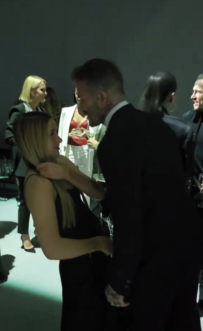David Beckham chciał pocałować 13-letnią córkę w usta