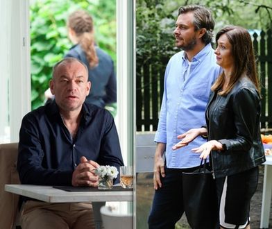 "Przyjaciółki": Marek Bukowski, Anita Sokołowska i Mariusz Bonaszewski na planie 8. sezonu hitu Polsatu