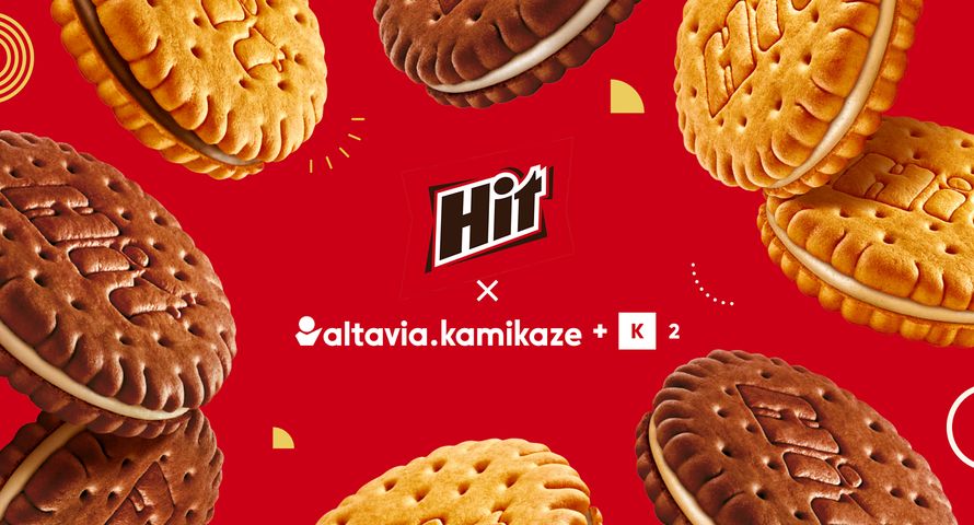 Marka Hit reklamowo obsługiwana przez Altavia Kamikaze + K2