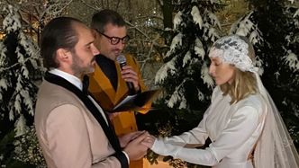 Lara Gessler wzięła ślub PO RAZ DRUGI! Ceremonia odbyła się wśród śniegu w Zakopanem (FOTO)
