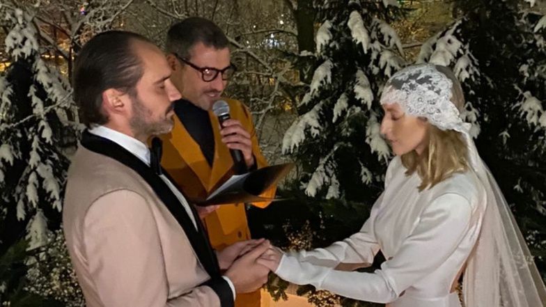 Lara Gessler wzięła ślub PO RAZ DRUGI! Ceremonia odbyła się wśród śniegu w Zakopanem (FOTO)