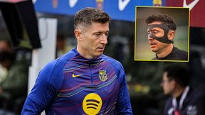 Tak Lewandowski chroni twarz. Barcelona pokazała zdjęcie