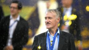 Mundial 2018. Didier Deschamps zalany szampanem