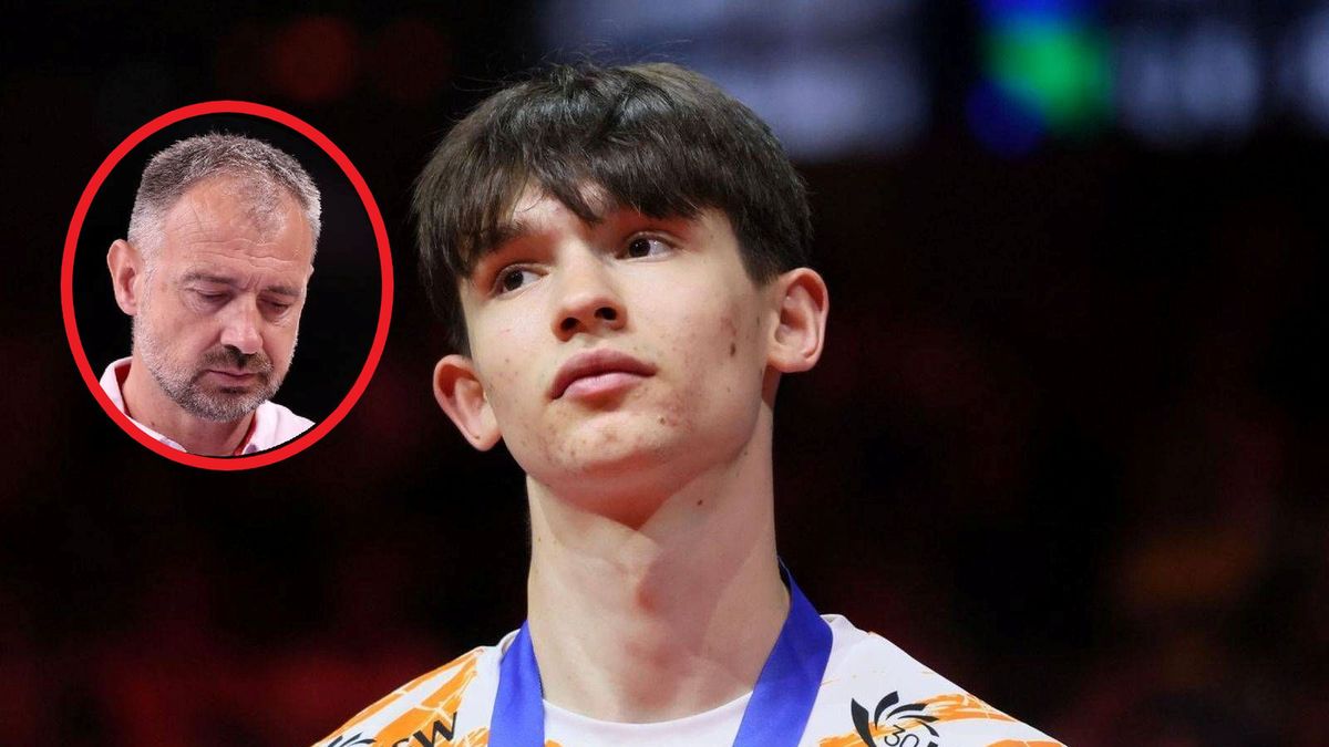 Getty Images / Michael Reaves/Getty Images/PAP Leszek Szymański / Na dużym zdjęciu Maksymilian Granieczny, na małym Nikola Grbić