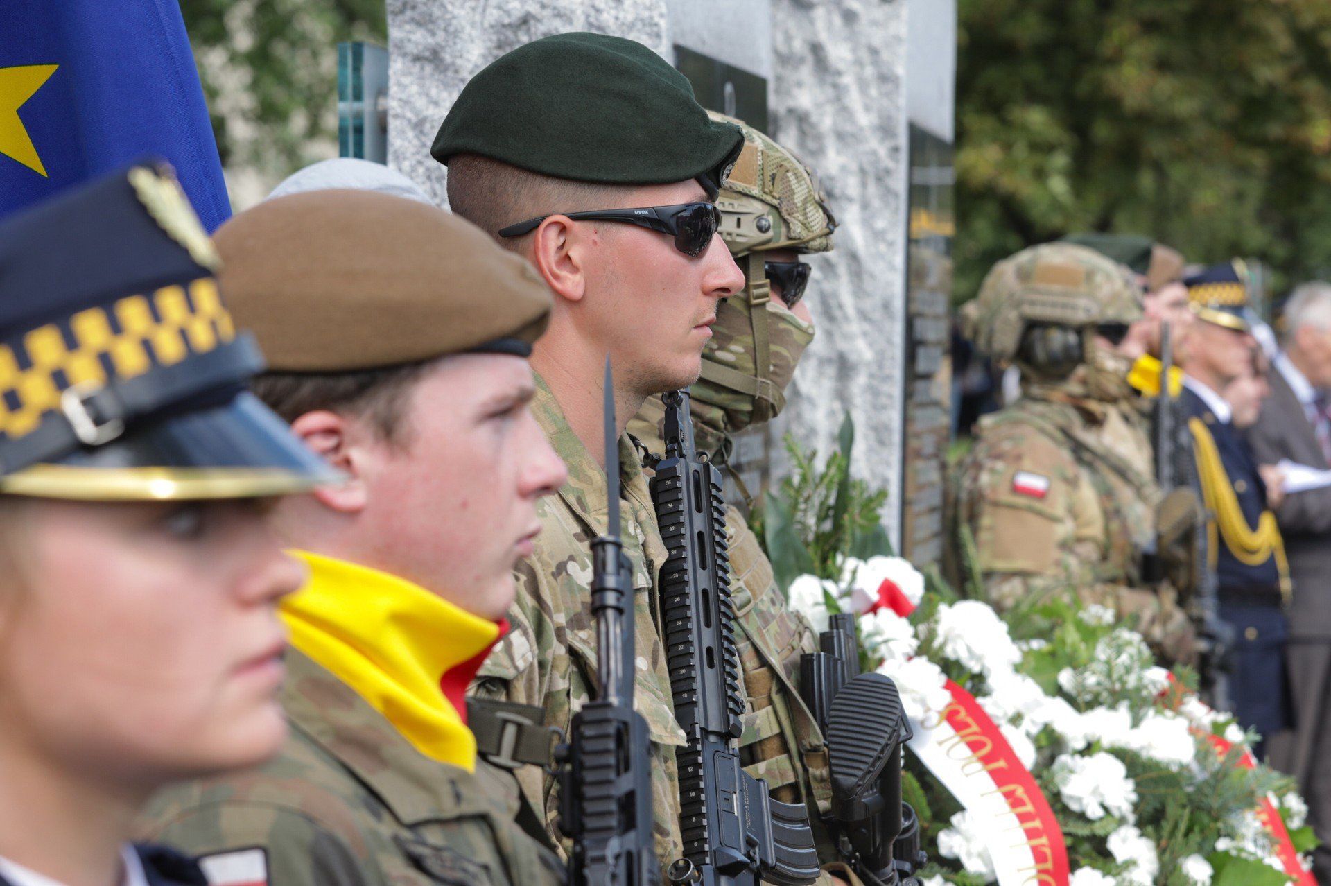 Uroczystości upamiętniające 81. rocznicę odbicia więźniów niemieckiego obozu Gęsiówka w Warszawie, 6.08.2025.