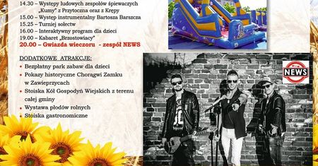 Dożynki Gminy Jeziorzany 2021. Gwiazda wieczoru zespół News
