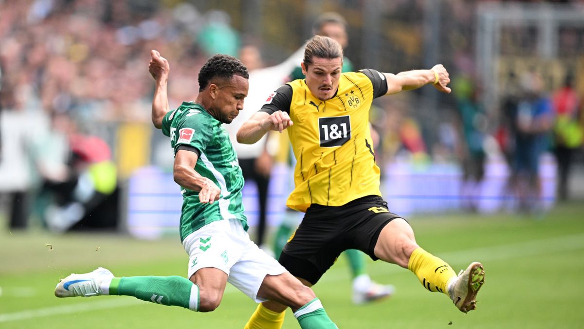 Getty Images / Stuart Franklin / Na zdjęciu: Werder Brema - Borussia Dortmund