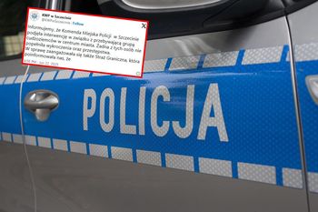 Cudzoziemcy w centrum Szczecina. Policja publikuje komunikat