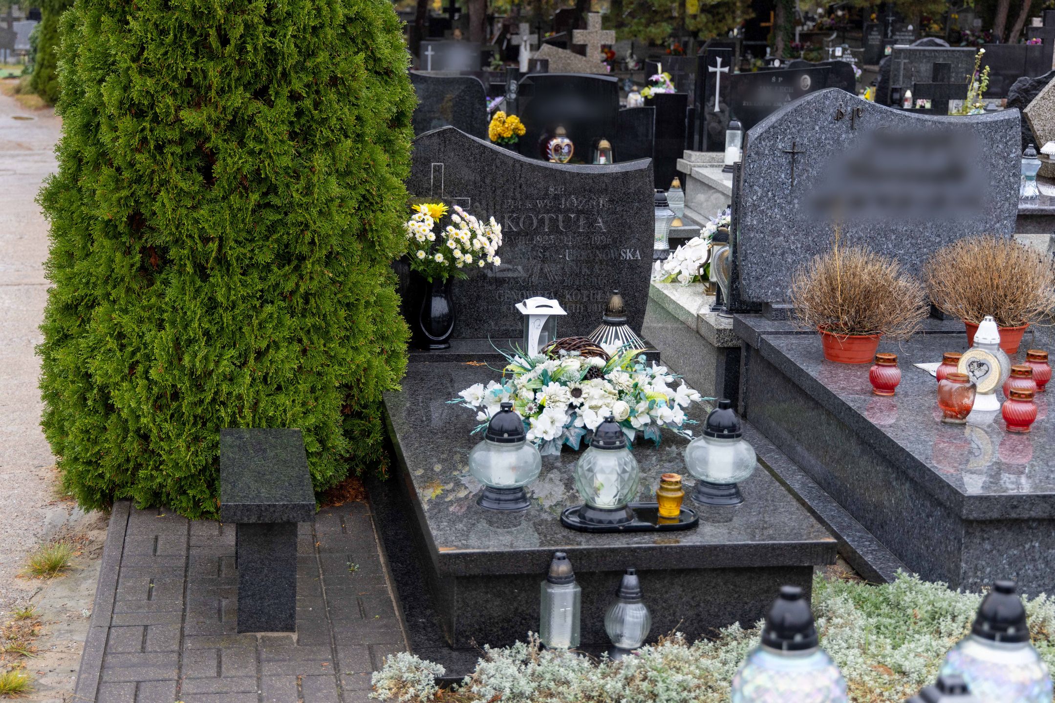 Tak dziś wygląda grób Agnieszki Kotulanki