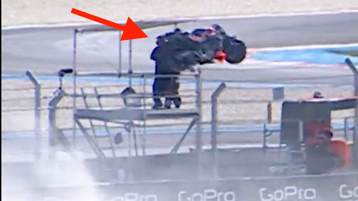 Twitter / X / MotoGP / Na zdjęciu: wypadek Pedro Acosty