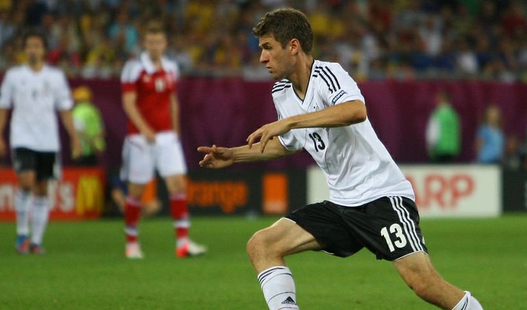 Thomas Mueller okazał się zdecydowanie najlepszym piłkarzem meczu Eintracht - Bayern