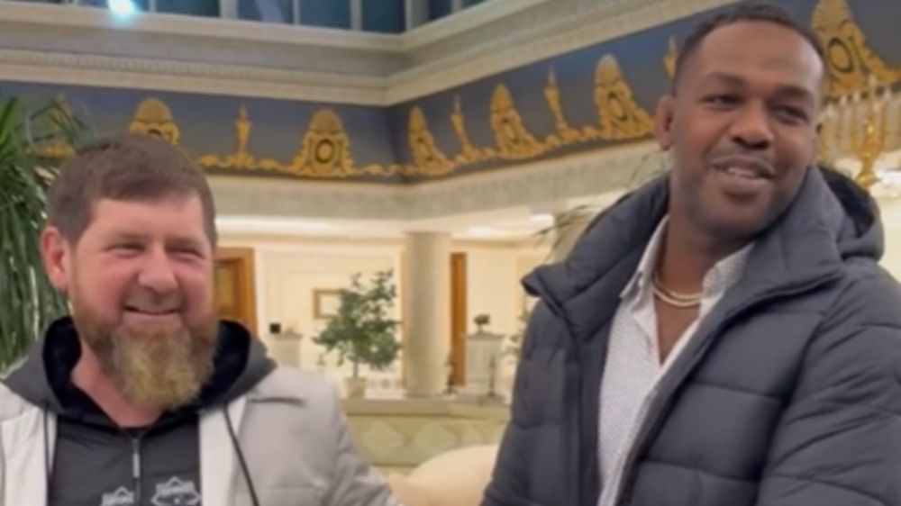 Instagram / Na zdjęciu od lewej: Ramzan Kadyrow i Jon Jones