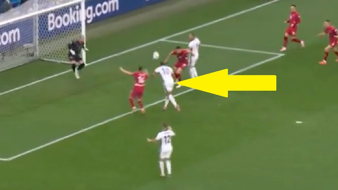 Twitter / Screen / TVP Sport / Na zdjęciu: Jude Bellingham otworzył wynik w meczu Serbia - Anglia