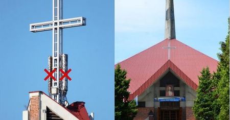 Anteny na kościelnym krzyżu. Proboszcz walczy z aktywistą o szybszy internet