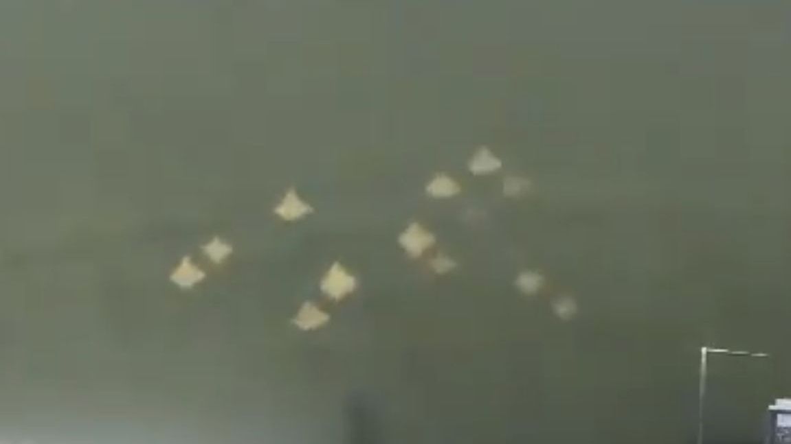 Niezwykły widok w biznesowej dzielnicy Dubaju