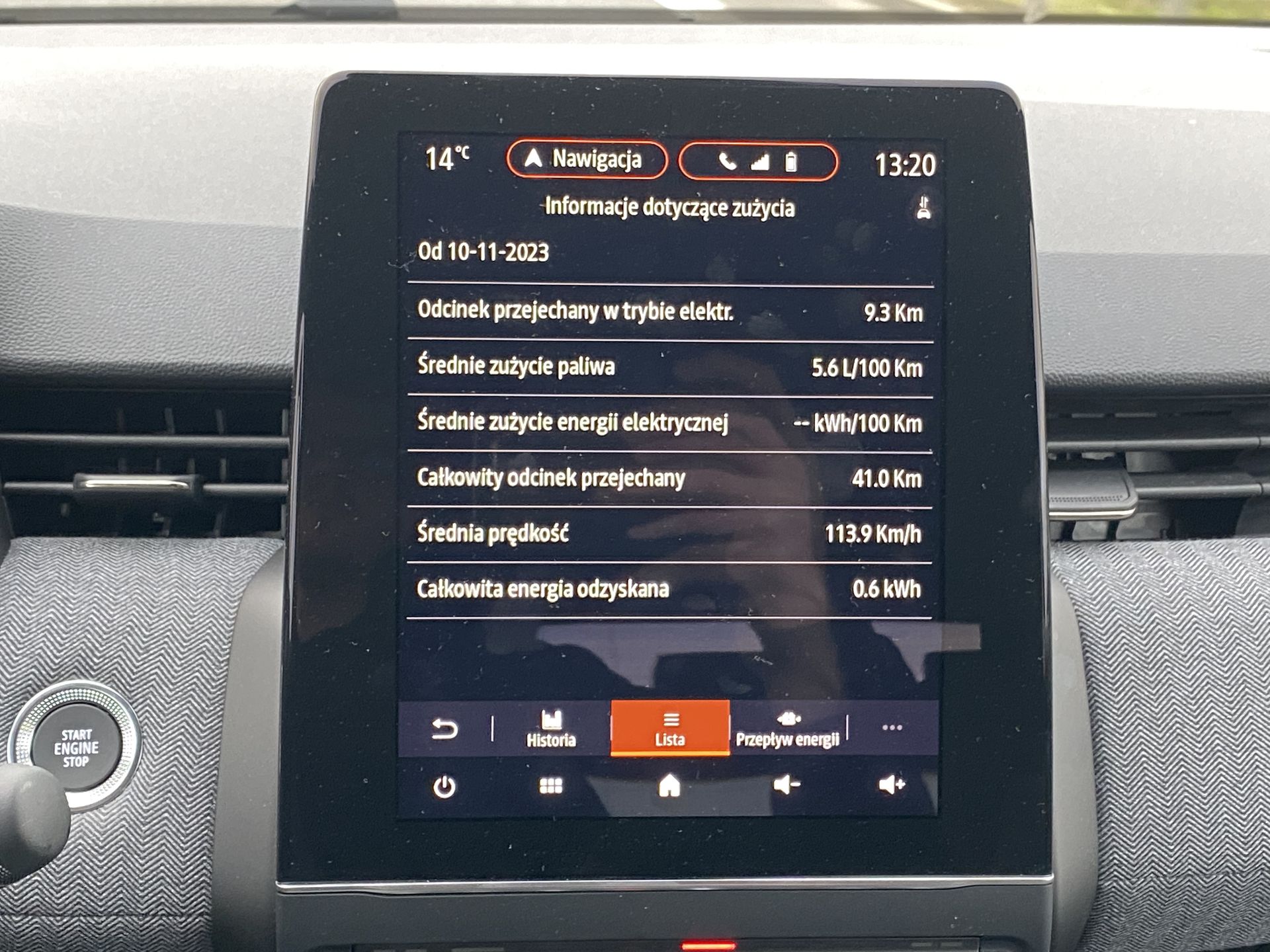 Różne scenariusze użytkowania hybrydowego Clio