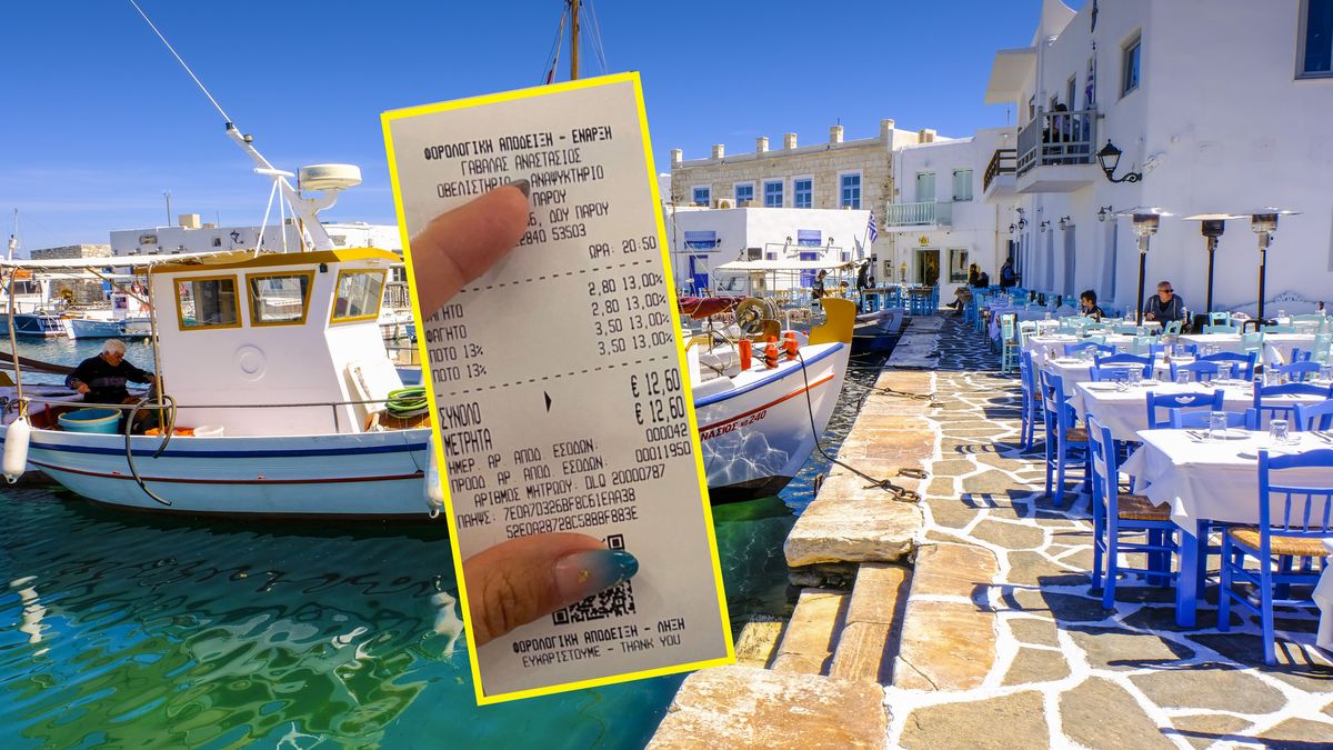 Znana influencerka pokazała paragon z greckiej wyspy Paros. 