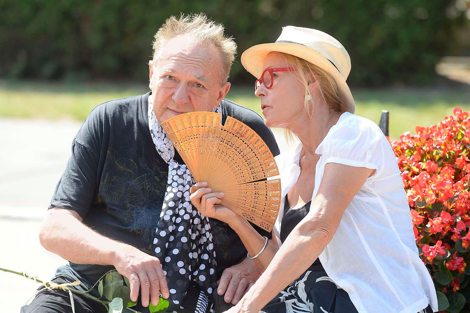 Michał Urbaniak, Małgorzata Potocka - pogrzeb Tomasza Stańki