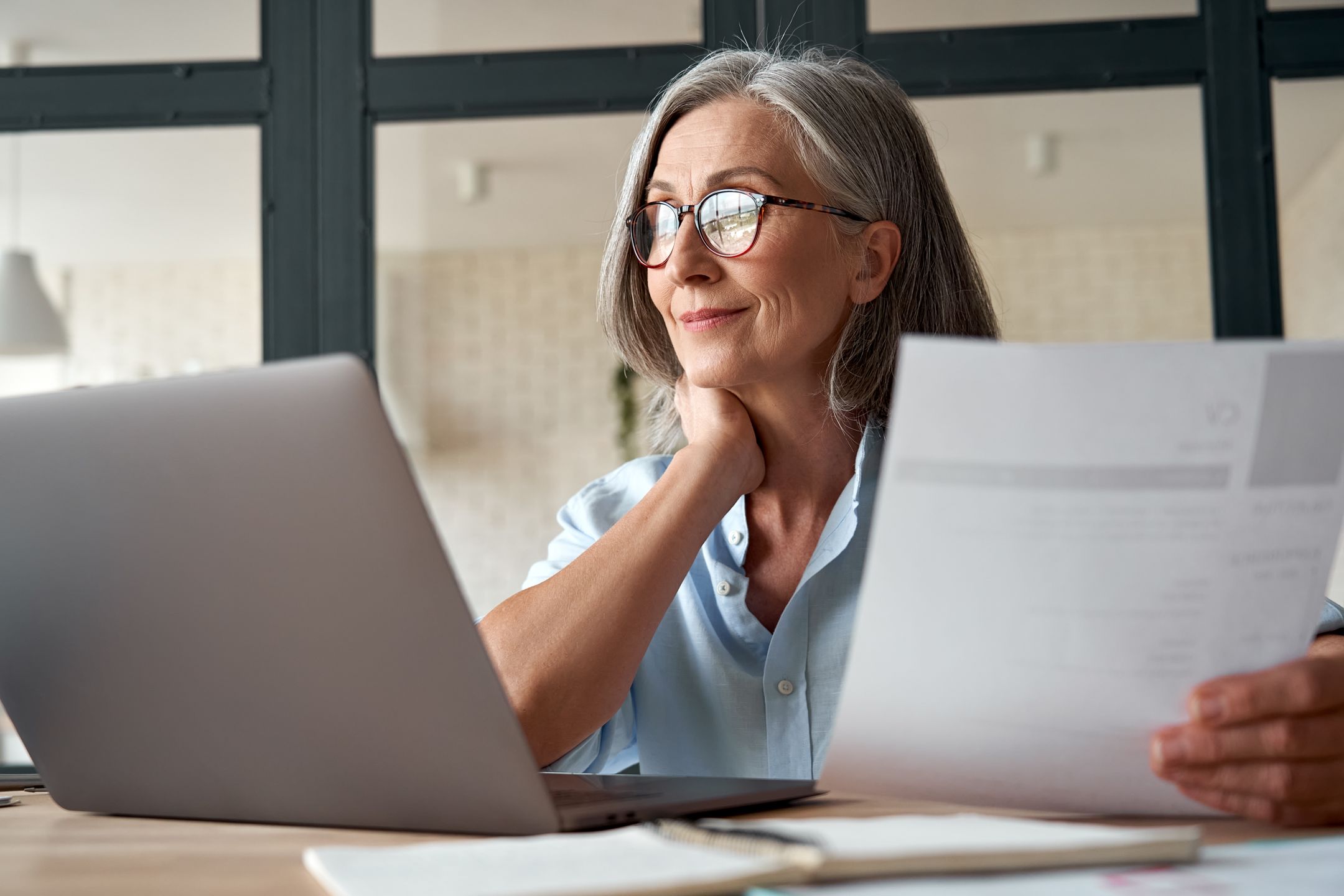 Smiling mature middle aged business woman holding cv searching job online.
Smiling mature middle aged business woman using laptop working on computer sitting at desk. Happy old businesswoman hr holding cv interviewing distance applicant, senior seeker searching job online.
woman, search, old, job, computer, work, senior, online, mature, interview, adult, application, business, businesswoman, call, chat, conference, digital, employee, employment, entrepreneur, executive, female, happy, hiring, hold, hr, human resource, hunt, internet, lady, laptop, manager, office, older, pc, people, person, professional, recruiter, remote, resume, seeker, staff, video, virtual, watching, webinar, worker, workplace