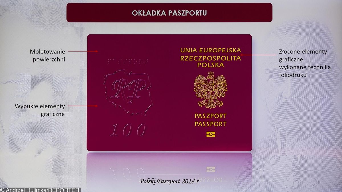 Nowy paszport na 100-lecie odzyskania przez Polskę niepodległości