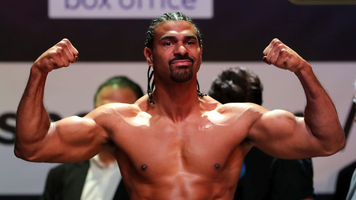 Getty Images / Richard Heathcote / Na zdjęciu: David Haye przed walką z Tony'm Bellew w 2018 r.