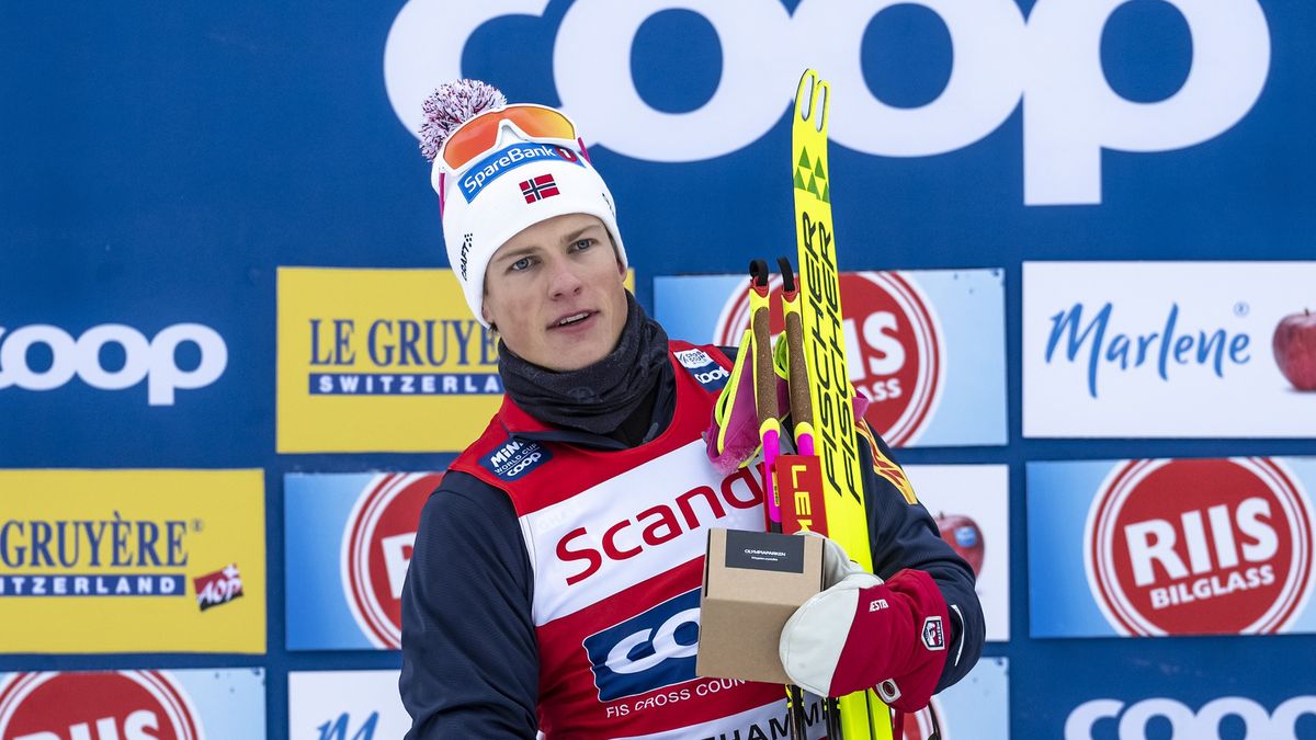 Zdjęcie okładkowe artykułu: Getty Images / Millo Moravski/Agence Zoom / Na zdjęciu:  Johannes Hoesflot Klaebo