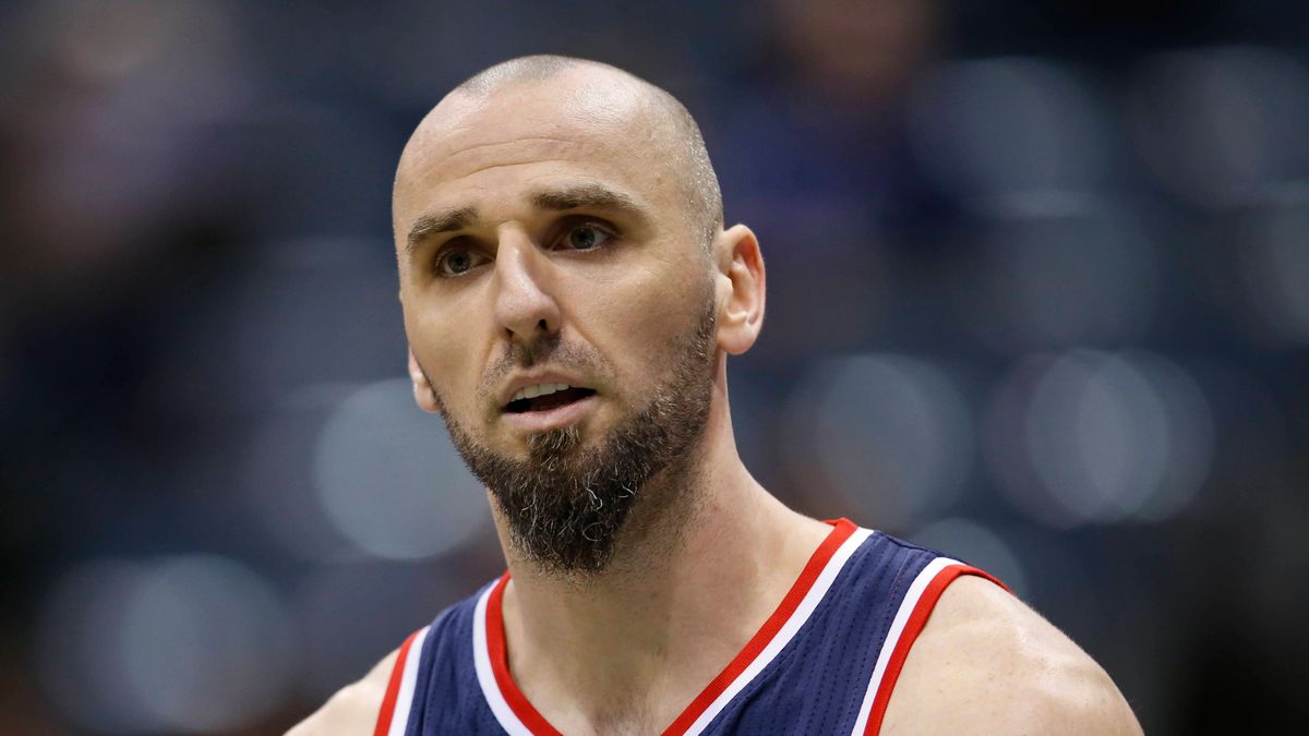 Newspix / Kamil Krzaczyński / Na zdjęciu: Marcin Gortat w barwach Wizards