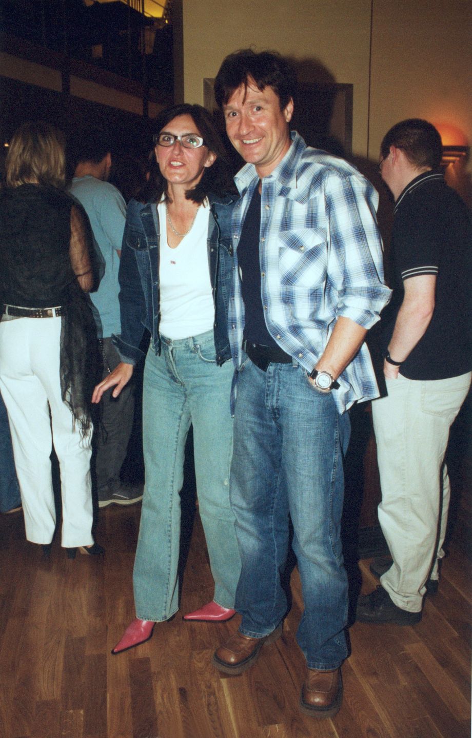 Jacek Kawalec z żoną Joanną w 2002 r.