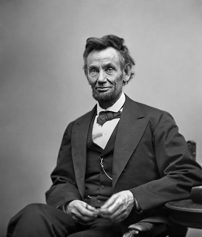 Jedno z najbardziej znanych zdjeć Abrahama Lincolna wykonane zostało kilka miesięcy przed jego śmiercią.