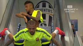 Dani Alves prawie jak... Spiderman