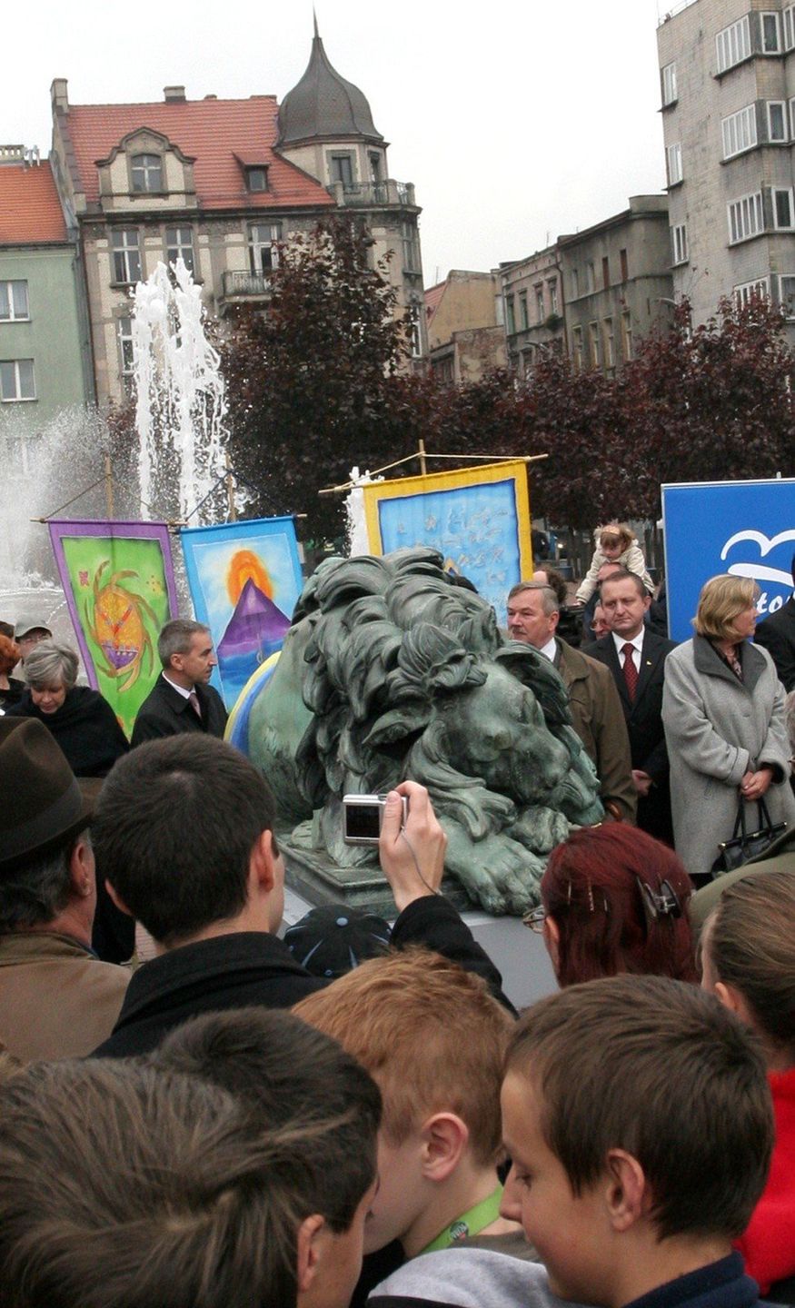 Bytomski lew na Rynku