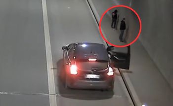 Postój na toaletę w tunelu. GDDKiA publikuje nagranie