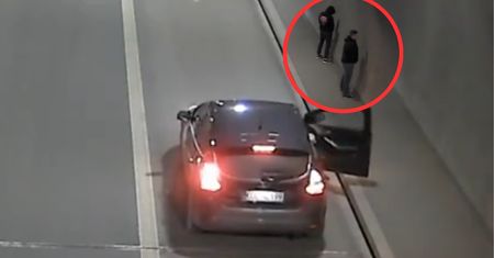Postój na toaletę w tunelu. GDDKiA publikuje nagranie