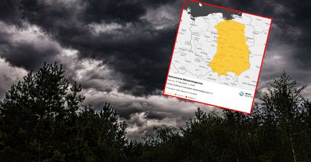 Prawie cała Polska w żółtych alertach. Zaczęło się o 12.00. Gdzie jest burza?