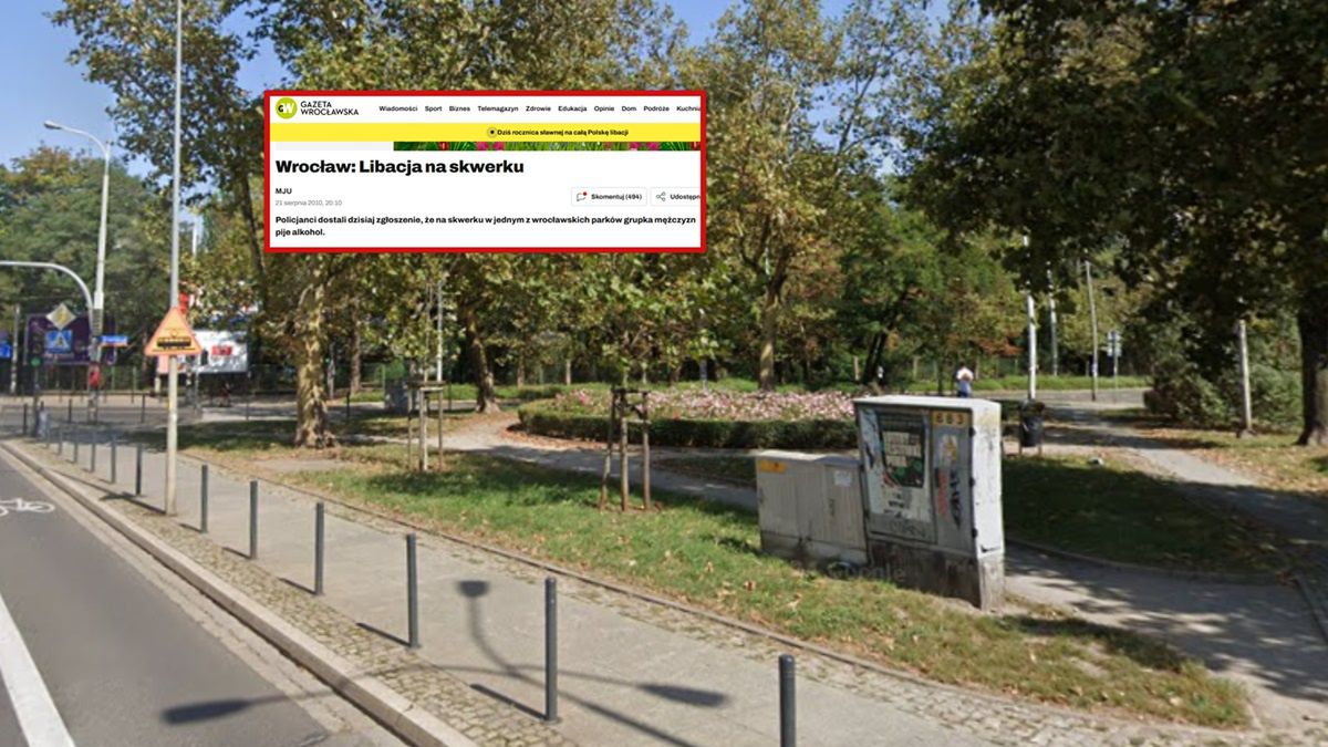 15 rocznica słynnej "libacji na skwerku".