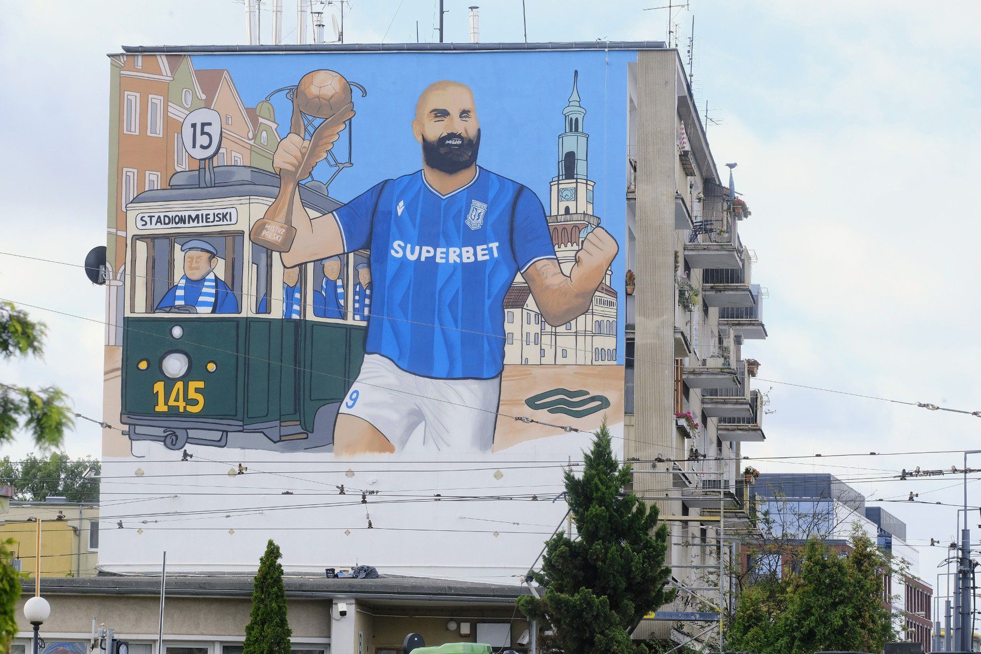 Mural z Mikaelem Ishakiem w Poznaniu