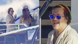 Johnny Depp baluje z tajemniczą blondynką na jachcie w Saint-Tropez (ZDJĘCIA)