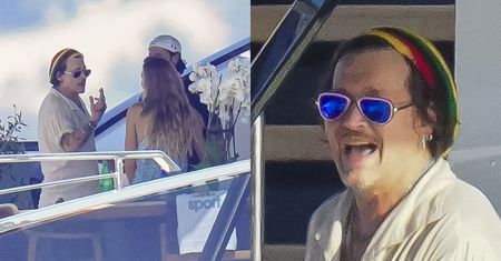 Johnny Depp baluje z tajemniczą blondynką na jachcie w Saint-Tropez (ZDJĘCIA)