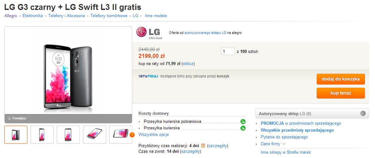 W skrócie: LG G3 w promocji, Galaxy F i czarny HTC One (M8) 3