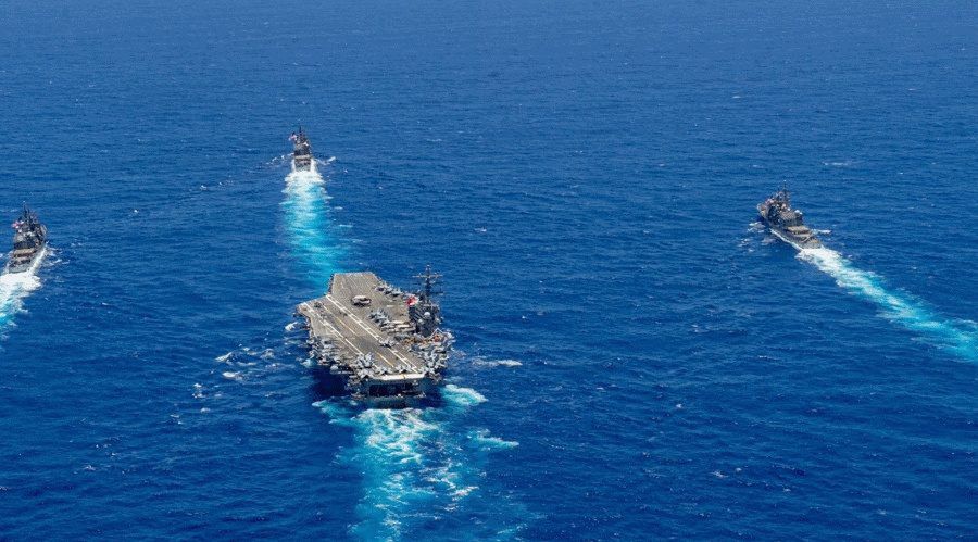 Lotniskowiec USS Ronald Reagan opuszcza region Indo-Pacyfiku