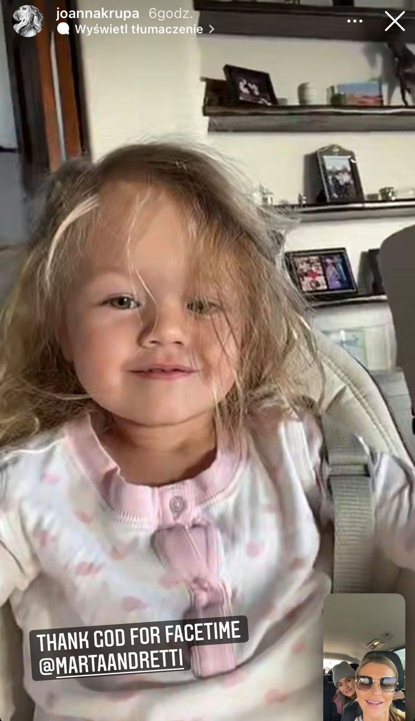 Joanna Krupa rozmawia z Ashą na FaceTime